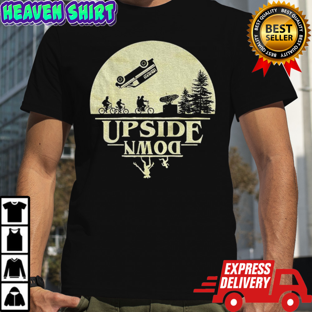Stranger Upside Down Things Mens Nerd shirt