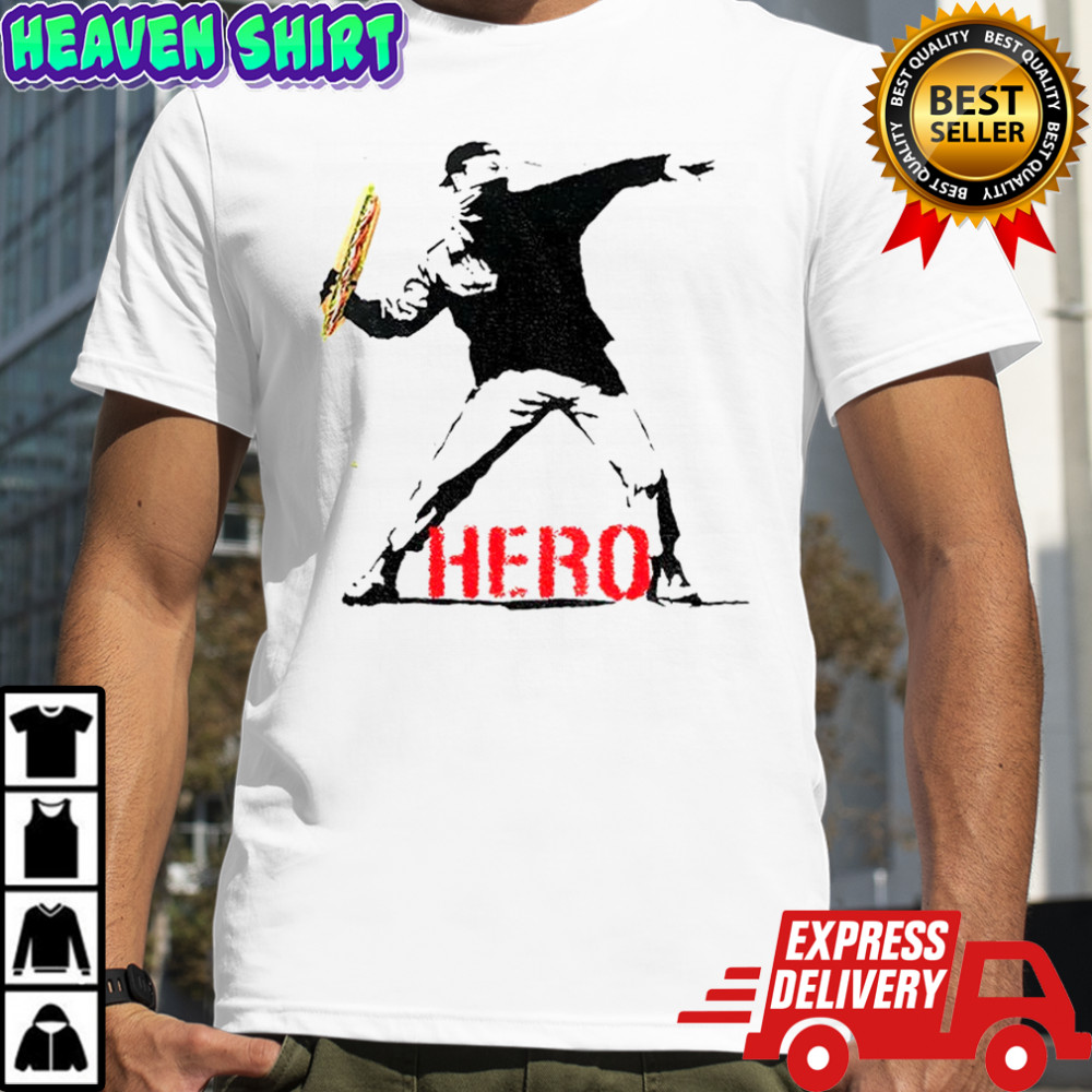 Subway Sandwich Guy Washington D C Subway Hero Throwing shirt