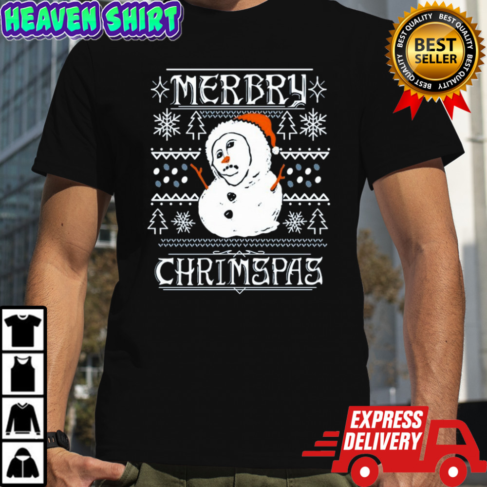 Sweater Al Fresco Snowman Merry Christmas T-shirt