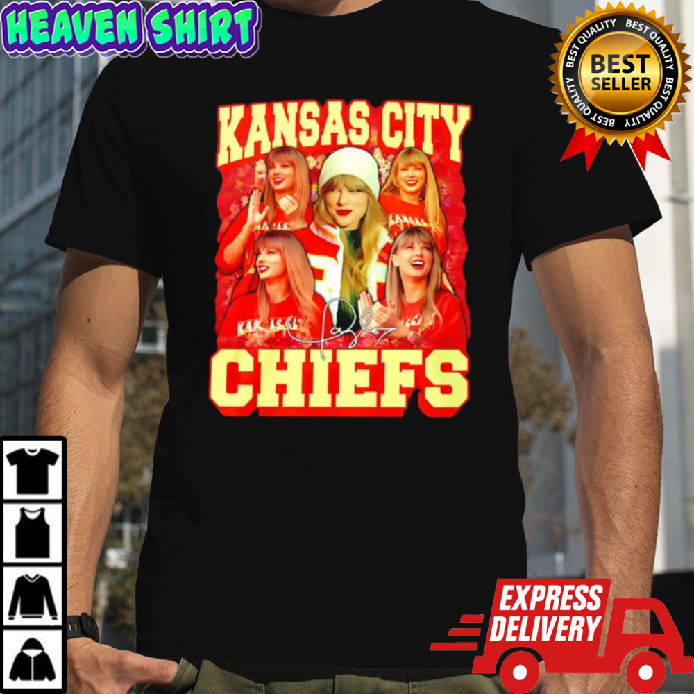 Taylor Kansas City Chiefs NFL team signature shirt