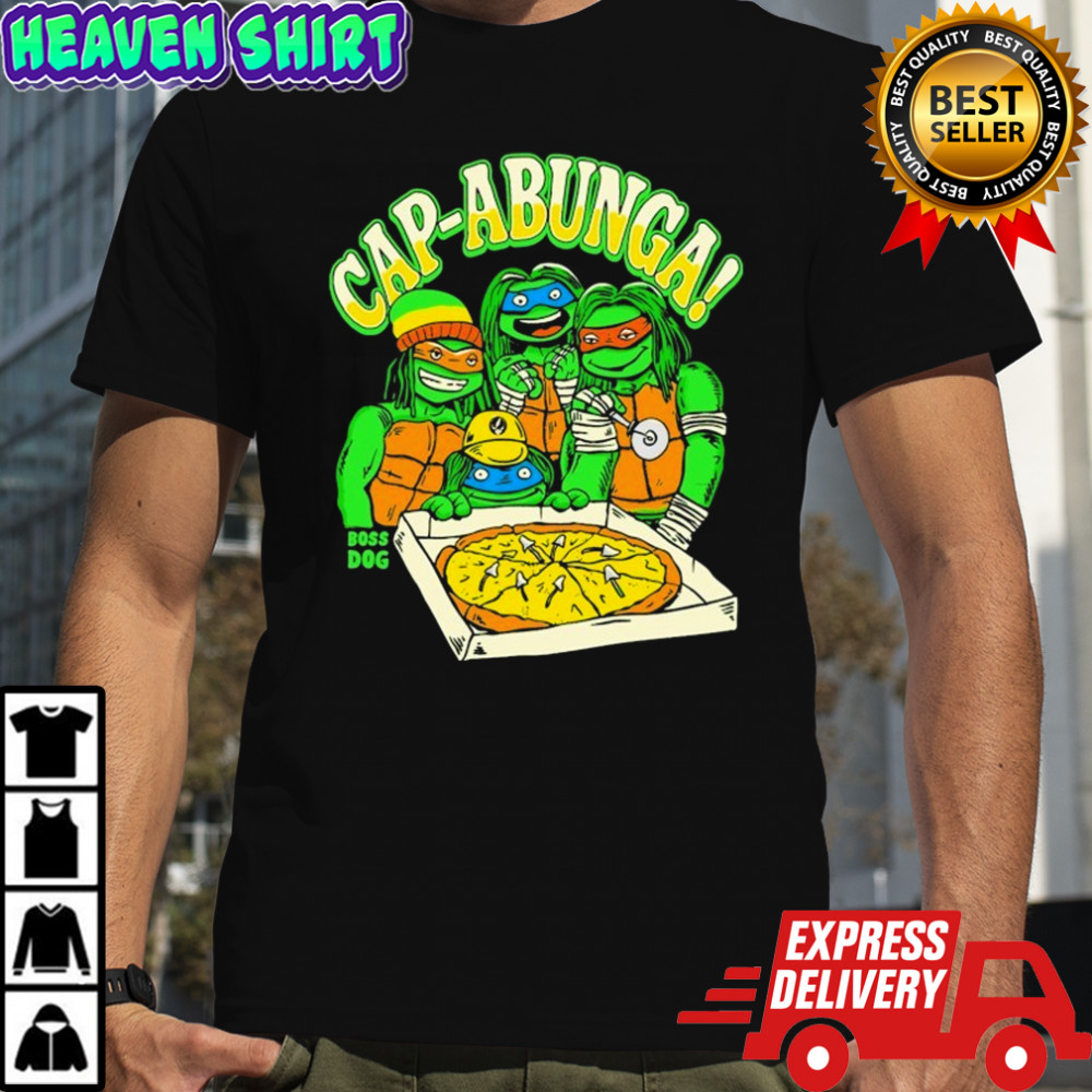Teenage Mutant Ninja Turtles Cap Abunga! Pizza T-shirt