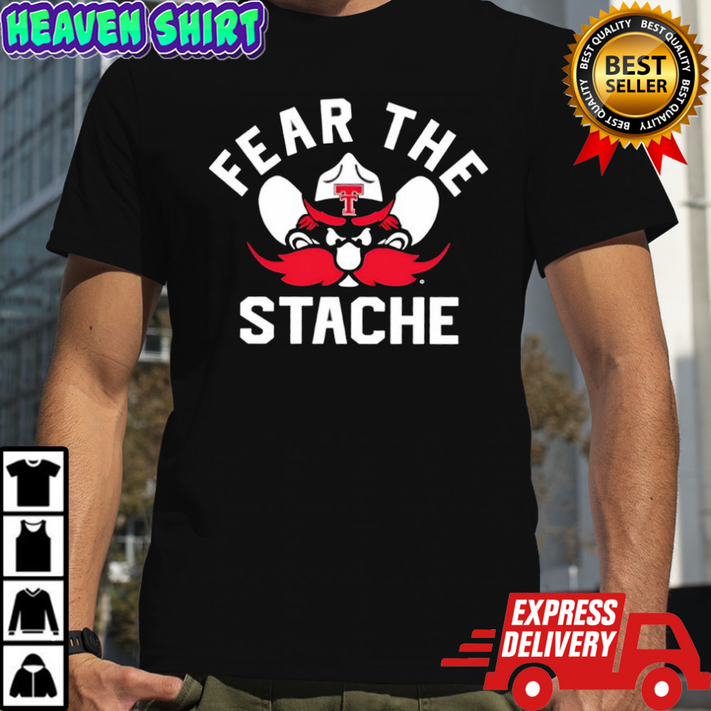 Texas Tech Football NIL Fear the Stache Jacob Rodriguez logo shirt