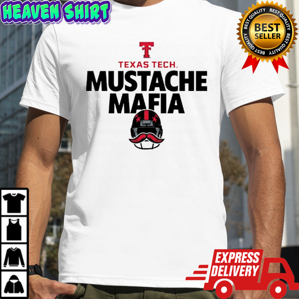 Texas Tech Mustache Mafia helmet logo shirt
