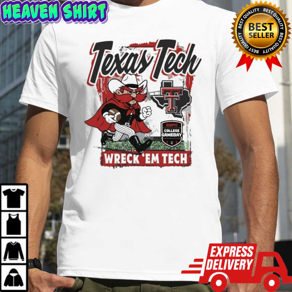 Texas Tech Red Raiders Wreck ‘Em Tech College Gameday Runner Mascot T-shirt