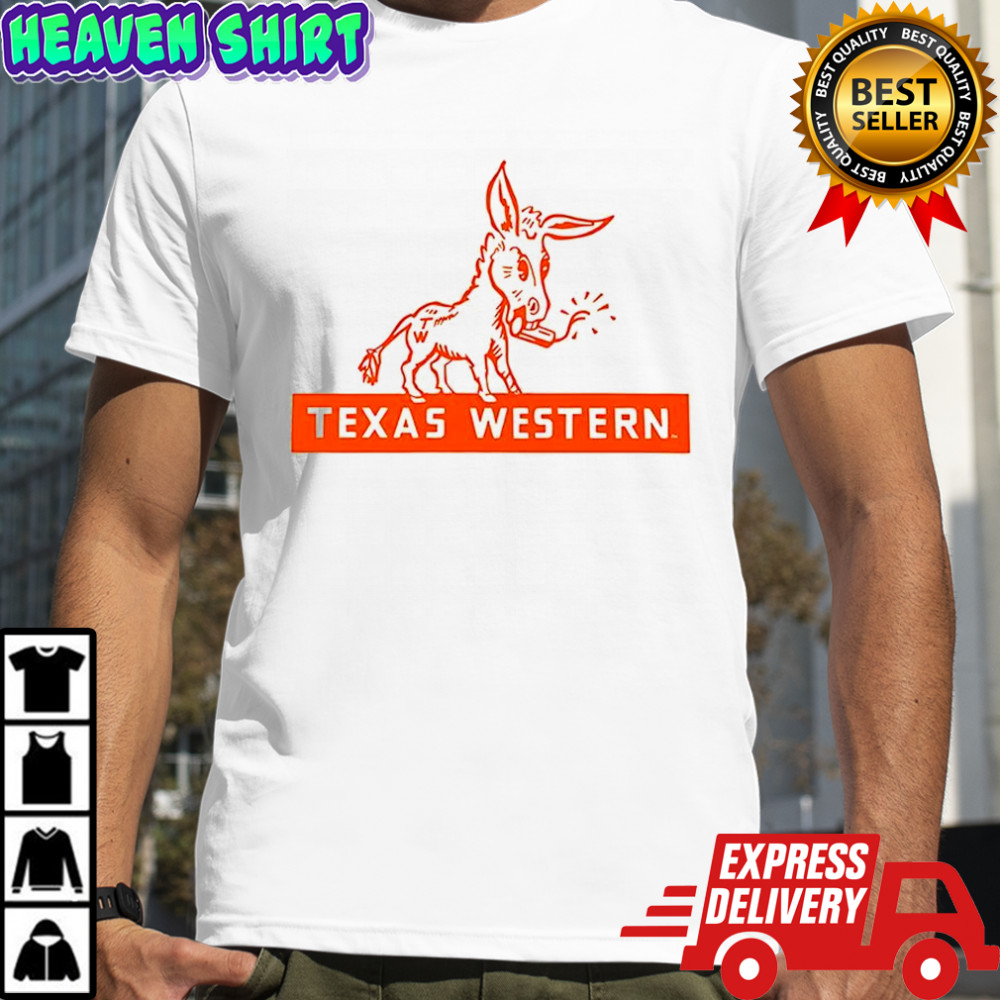 Texas Western Mascot shirt