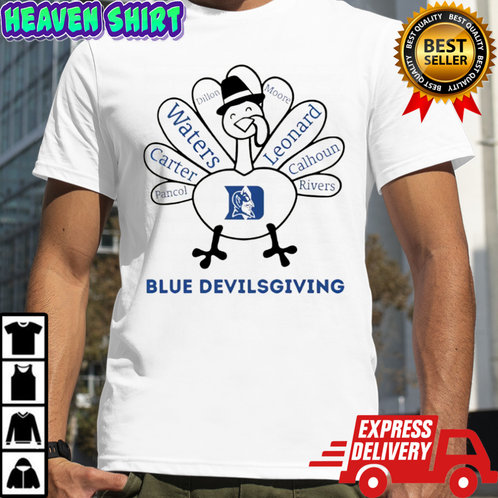 Thanksgiving with Duke Blue Devils Heroes shirt
