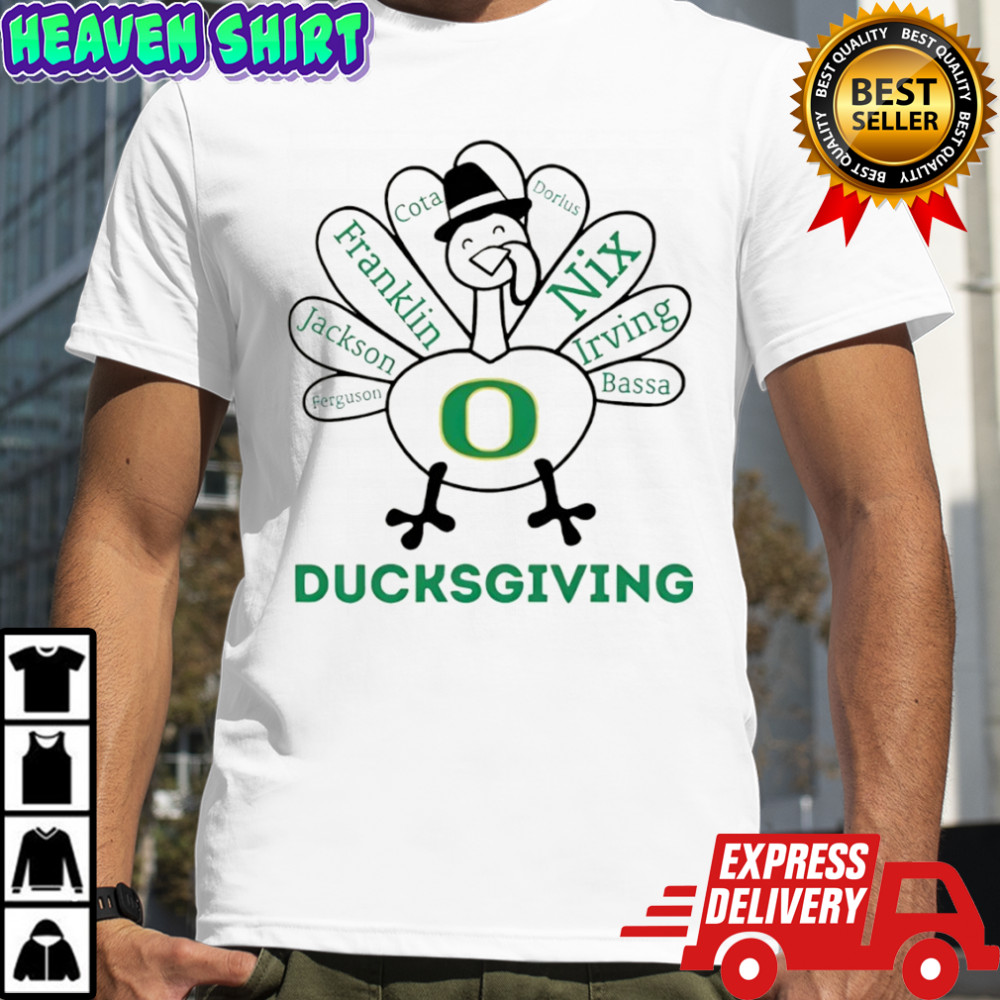 Thanksgiving with Oregon Ducks Heroes shirt