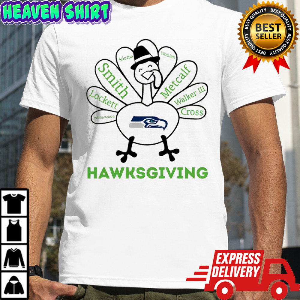 Thanksgiving with Seattle Seahawks Heroes shirt