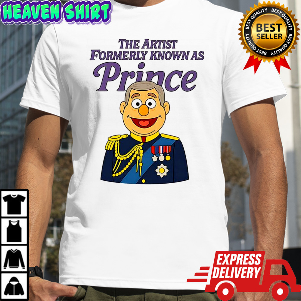 The artist formerly known as prince Andrew puppet shirt