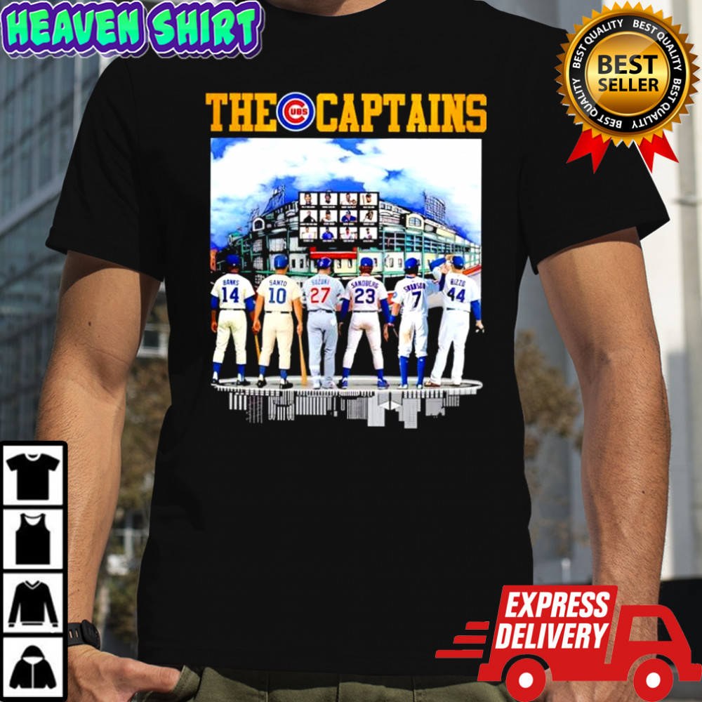 The Captains Chicago Cubs players Wrigley Field shirt
