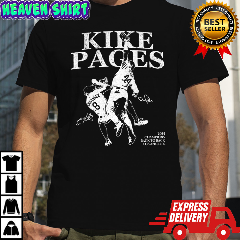 The Catch Los Angeles Champs Baseball signature shirt