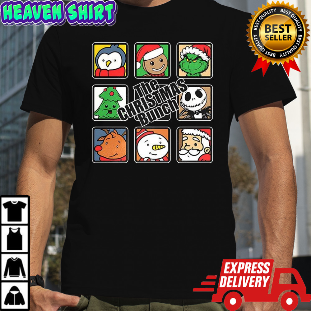 The Christmas bunch cartoon characters shirt