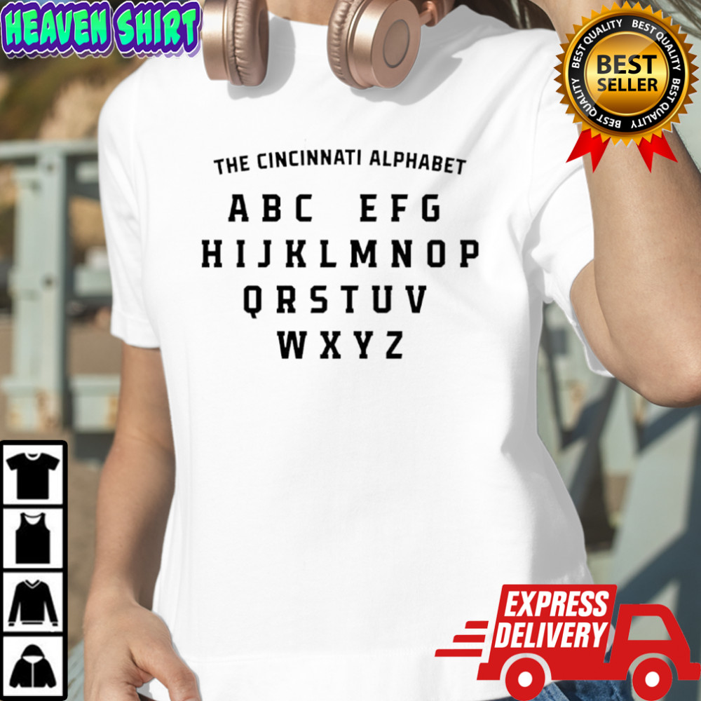 The Cincinnati Alphabet shirt