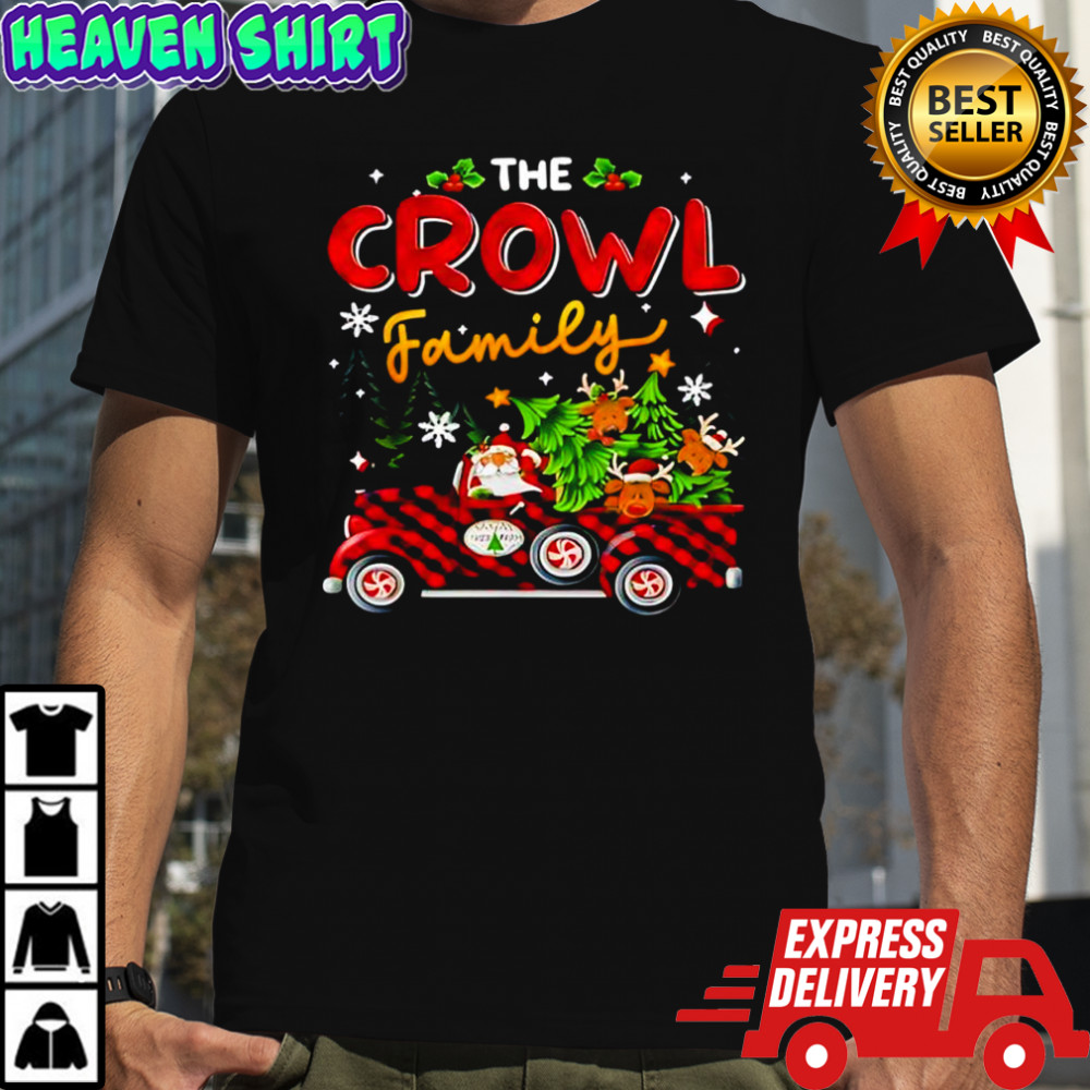 The Crowl Family Christmas Matching Pajamas Group Gift shirt