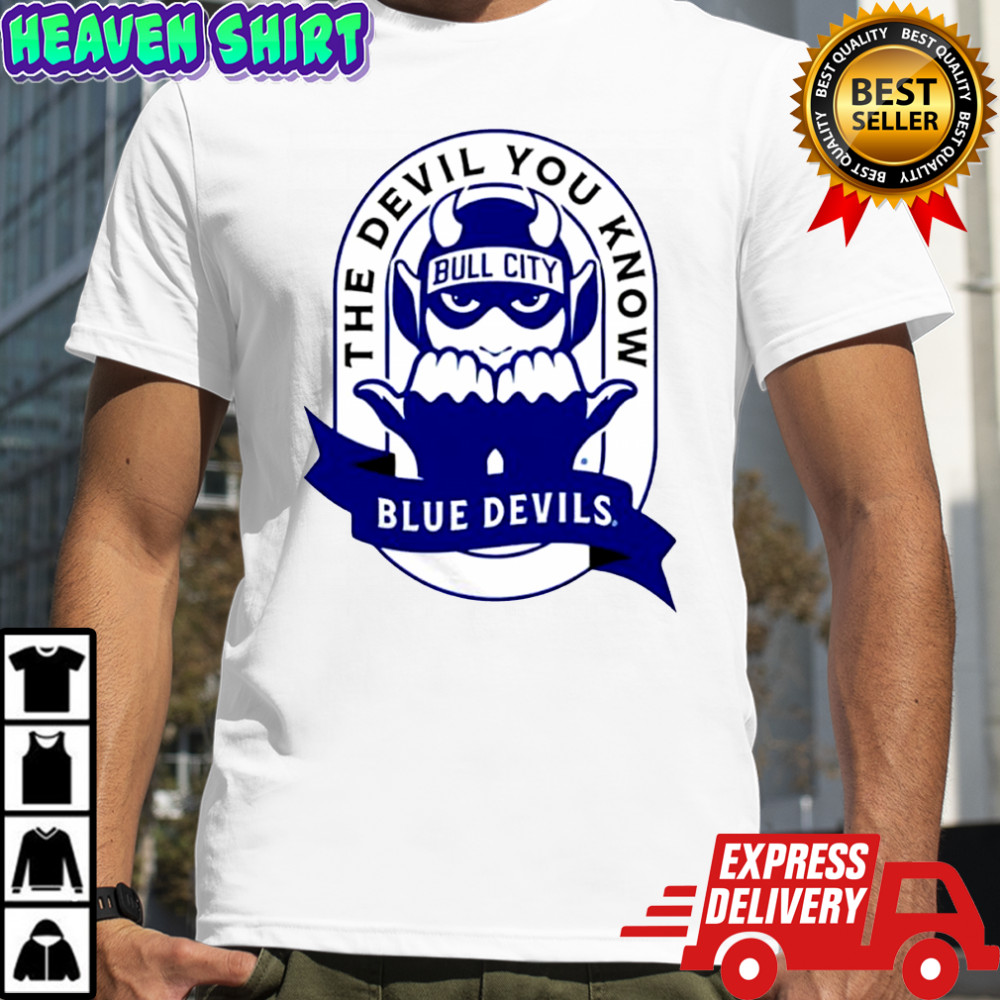 The Devil You Know Bull City mascot shirt
