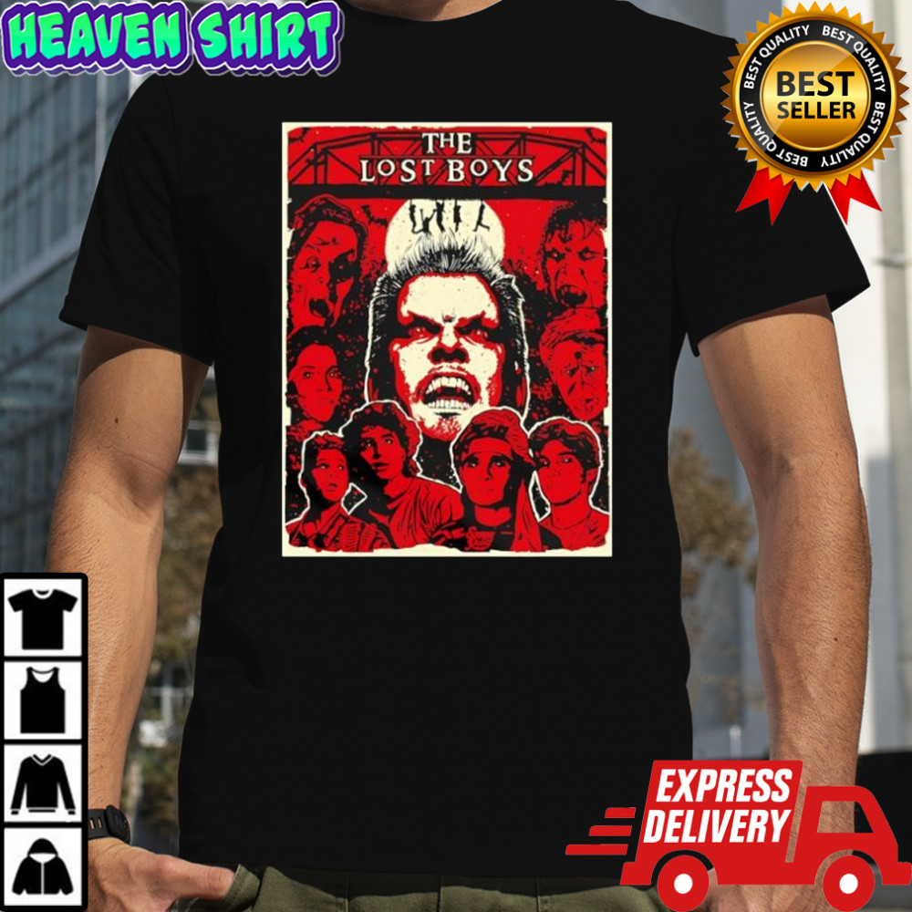 The Lost Boys classic horror graphic shirt