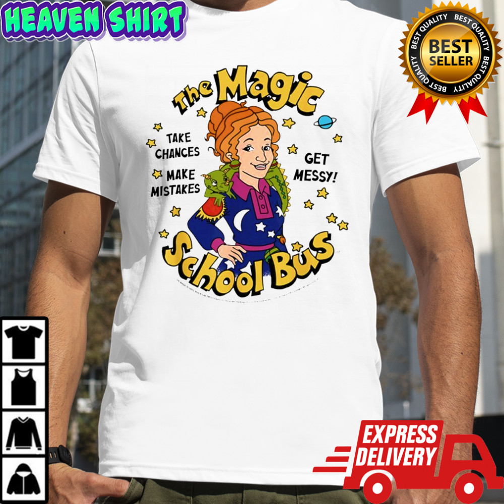 The Magic School Bus Ms Frizzle and Liz Quote Retro Cartoon shirt