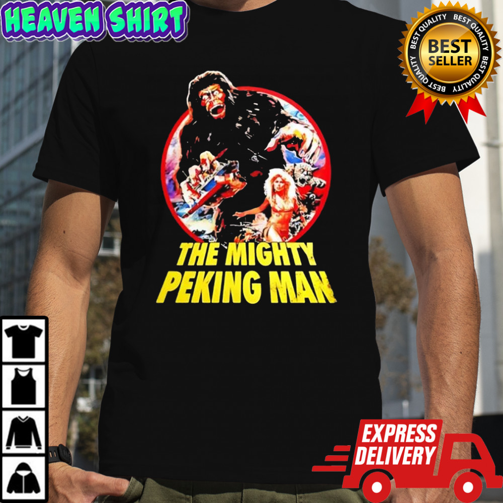The Mighty Peking Man Bigfoot graphic shirt