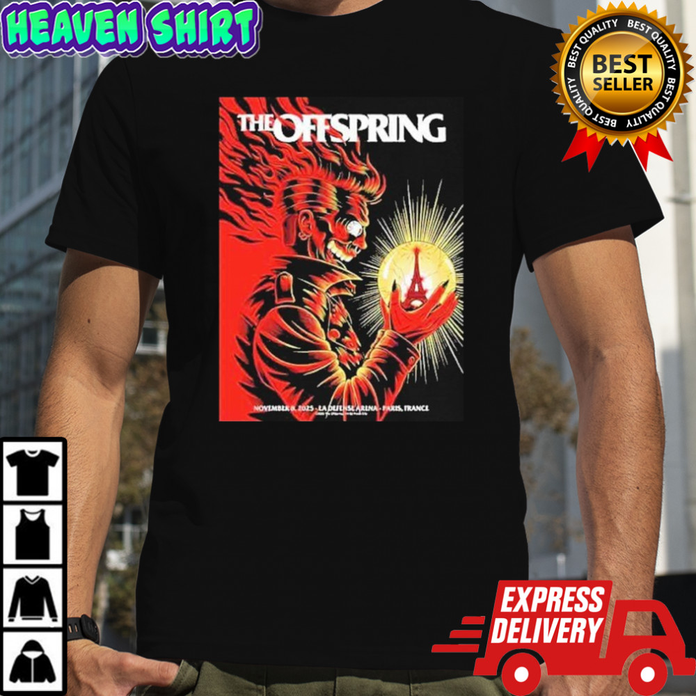The Offspring Paris France 2025 At La Defense Arena On November 8 T-Shirt