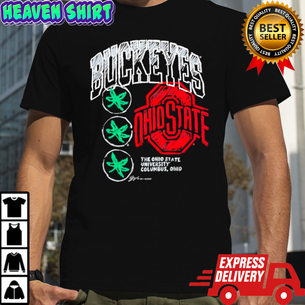 The Ohio State University of a Kind Buckeyes Sketch shirt
