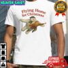 The Snowman Flying Home for Christmas shirt