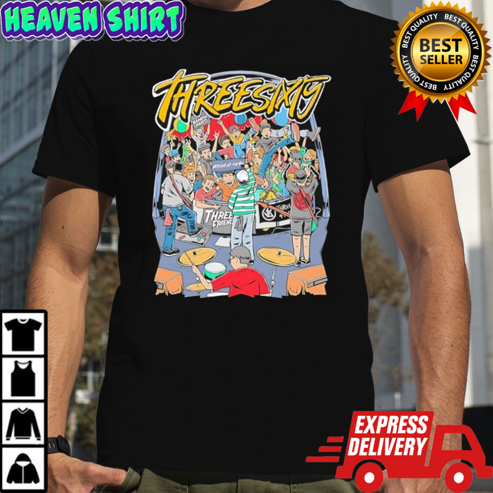 Threesixty Three Frient band graphic shirt
