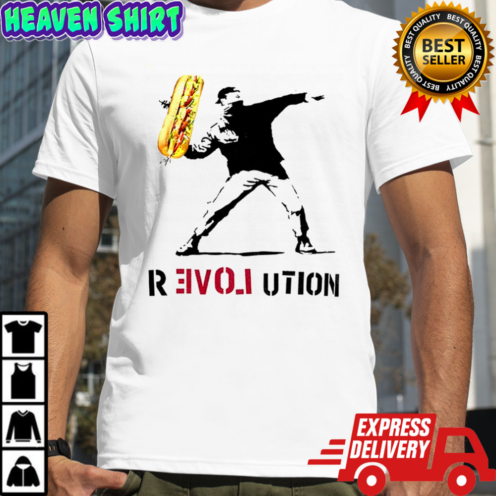 Throwing Sandwich Revolution shirt