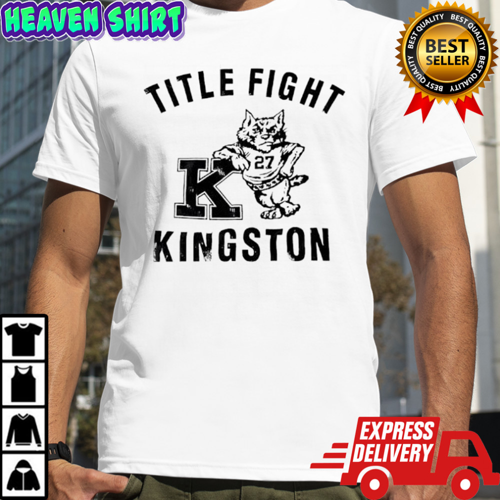 Title Fight Kingston mascot cat graphic shirt