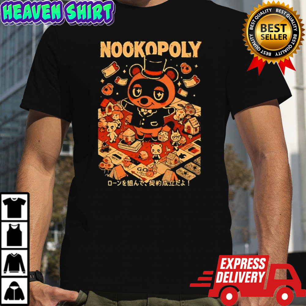 Tom Nook Nookopoly series Animal Crossing shirt
