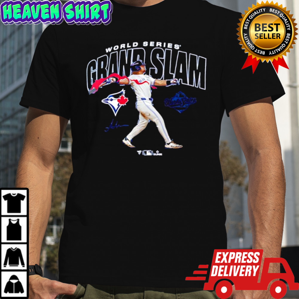 Toronto Blue Jays Addison Barger Royal 2025 World Series Grand Slam Player shirt