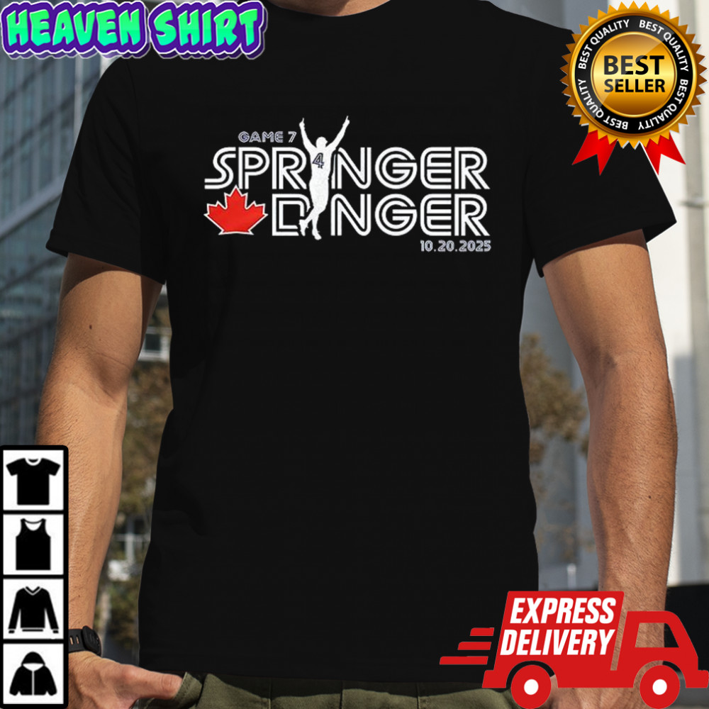 Toronto Blue Jays Springer Dinger game 7 2025 shirt