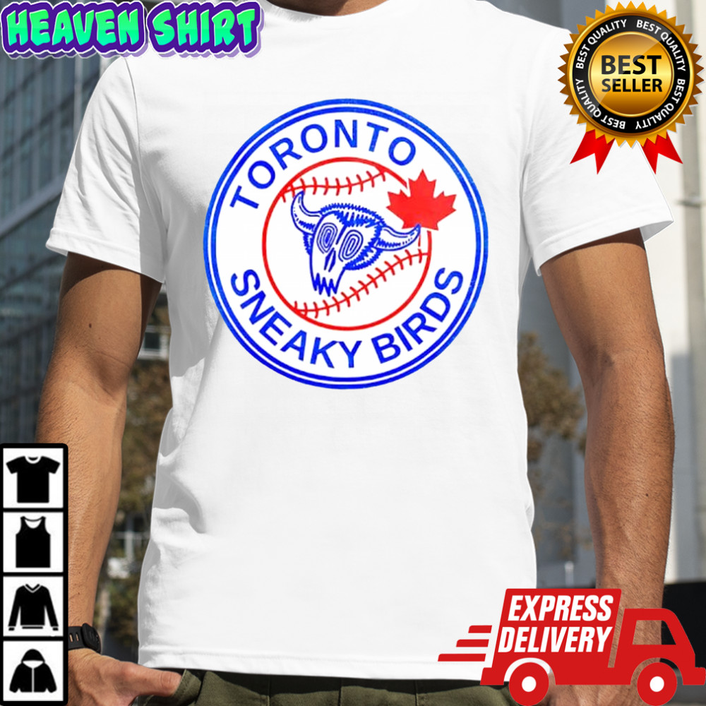 Toronto Sneaky Birds Toronto Blue Jays parody logo shirt
