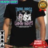 Trans Rights Metal Labor Right Class Liberation Is Trans Liberation Starbucks Workers United Skull T-shirt
