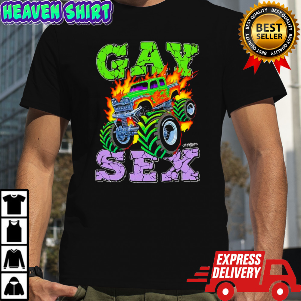 Truck Monster gay sex fire shirt