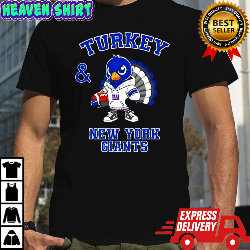 Turkey & New York Giants Thanksgiving shirt