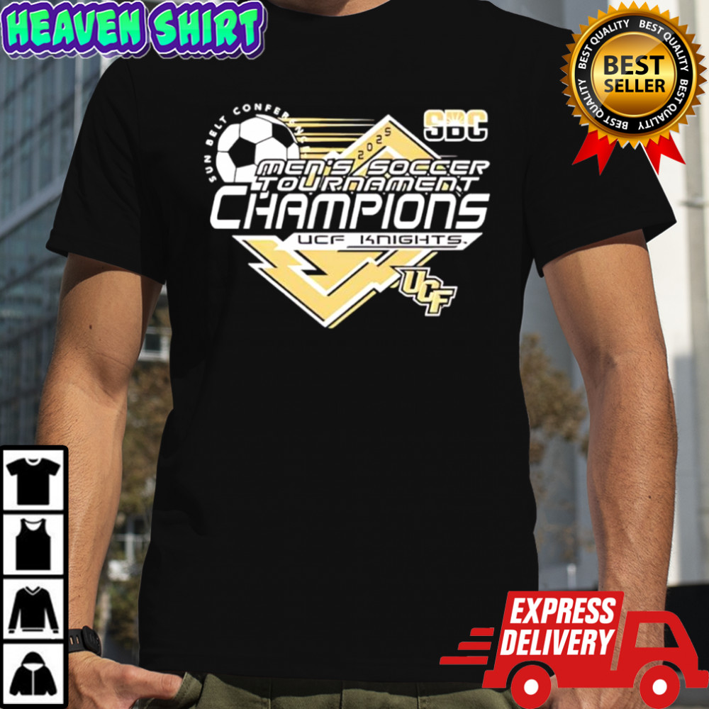 UCF Knights 2025 Sun Belt Conference Men’s Soccer Tournament Champions shirt