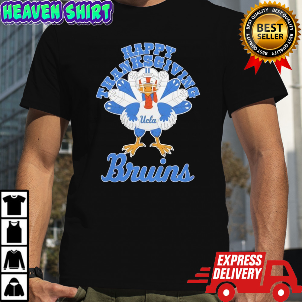 Ucla Bruins Turkey helmet Happy Thanksgiving shirt