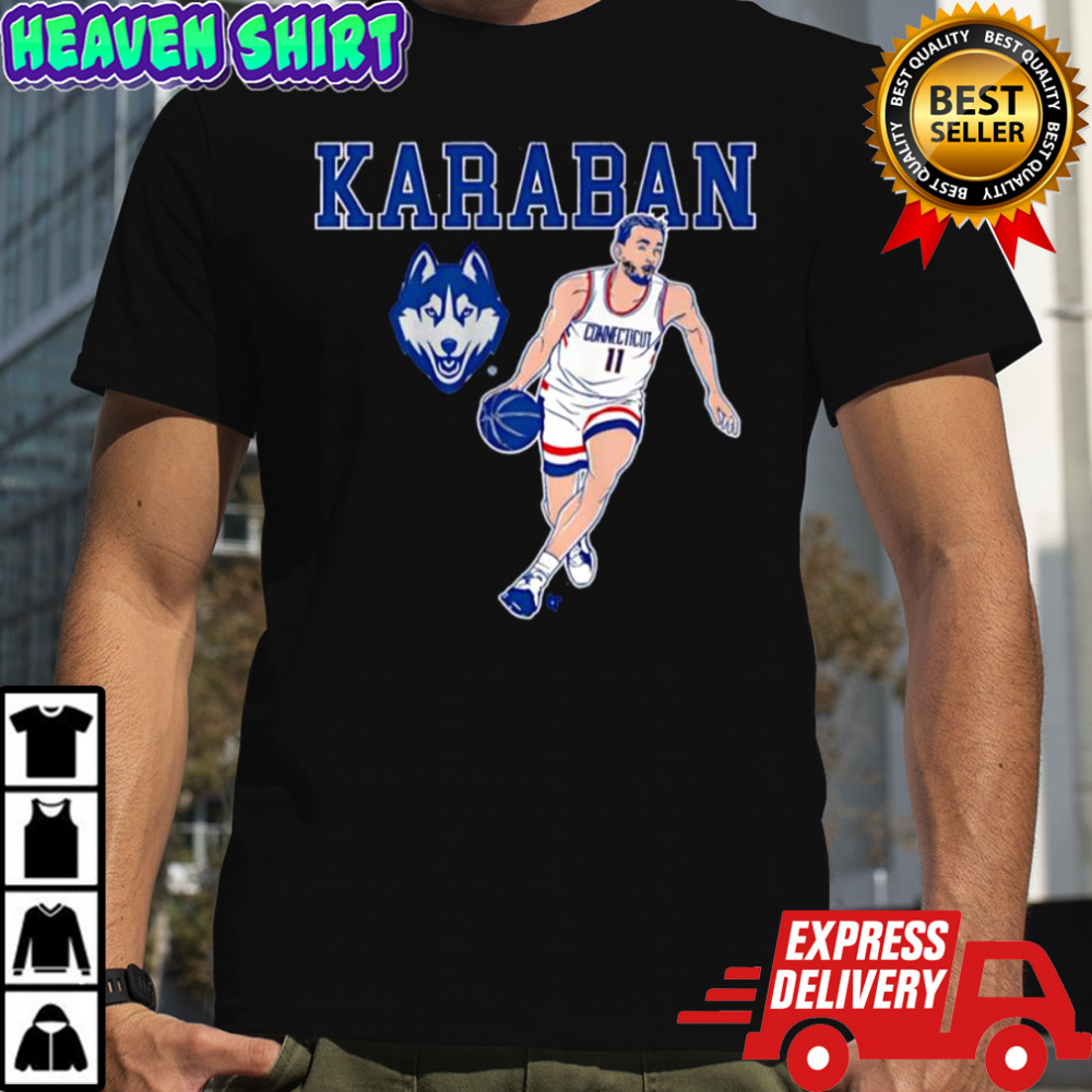 UConn Basketball Alex Karaban Name Pose shirt