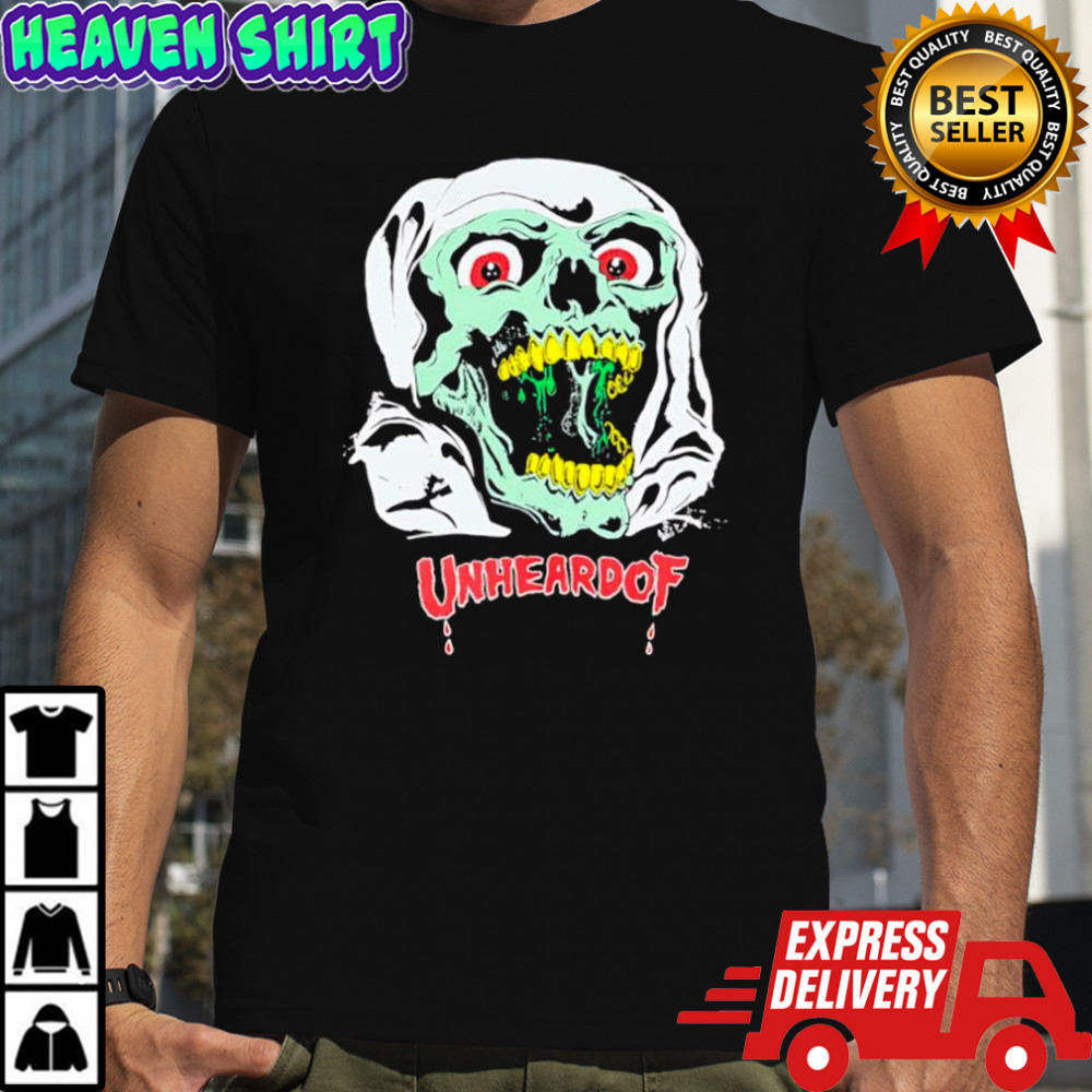 UNHEARDOF Screamin Skull Halloween graphic shirt