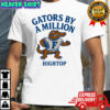 University of Florida Gators mascot gators by a million hightop shirt