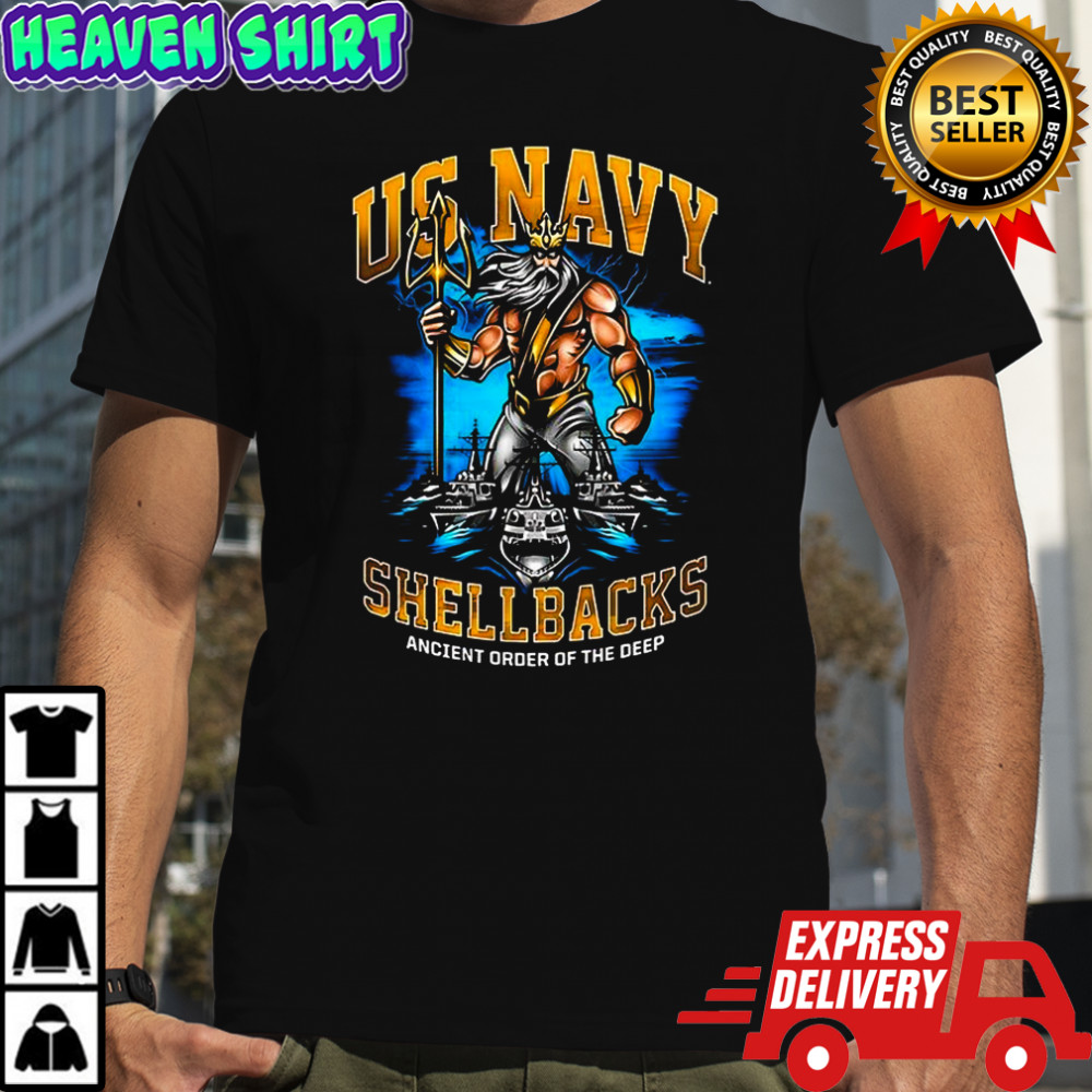 Us Navy Shellback Ancient order of the deep Poseidon shirt