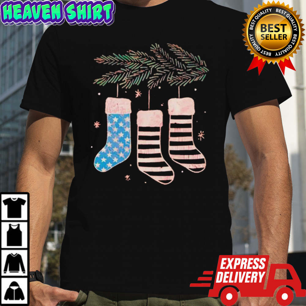 USA Stockings Christmas shirt