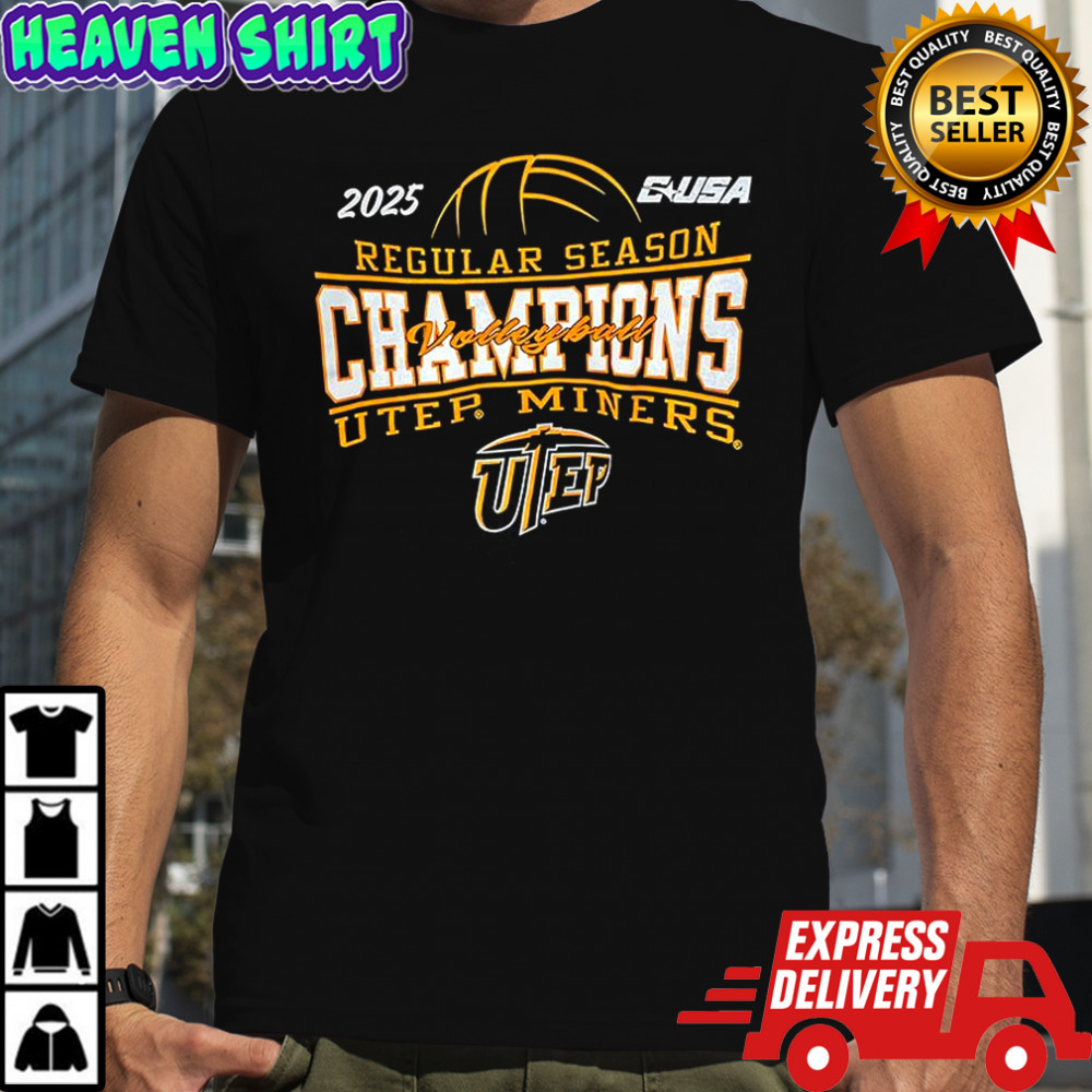 Utep Miners Regular Season Conference Champions 2025 shirt