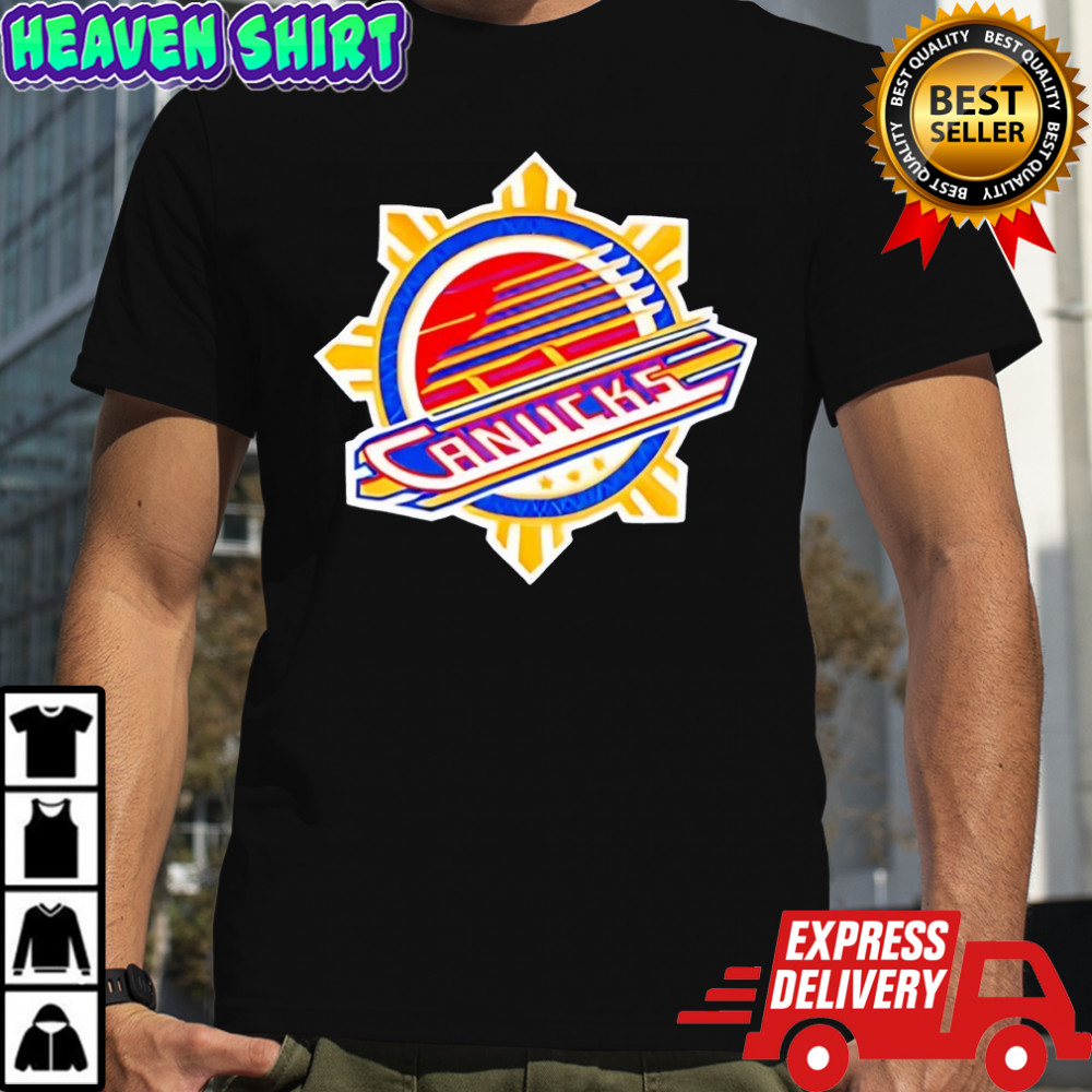 Vancouver Canucks’ inaugural Filipino Heritage Night logo shirt