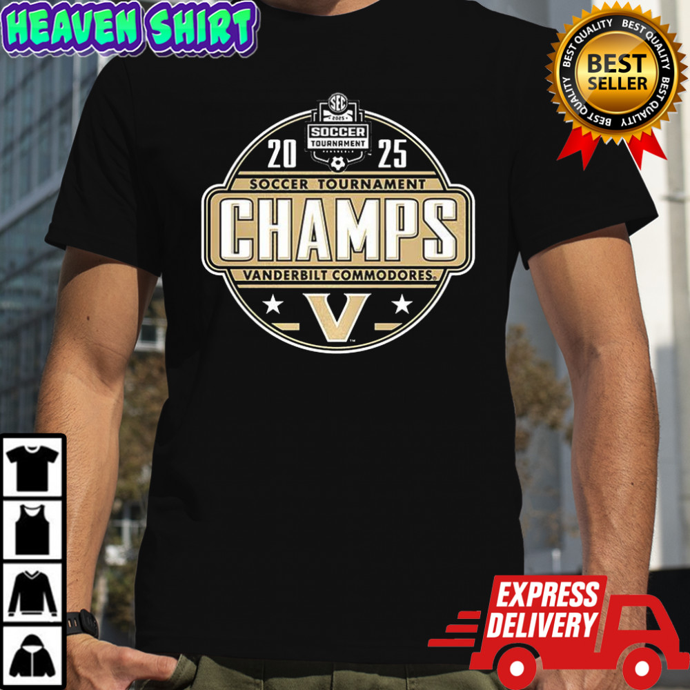 Vanderbilt Commodores 2025 SEC Women’s Soccer Tournament Champions shirt