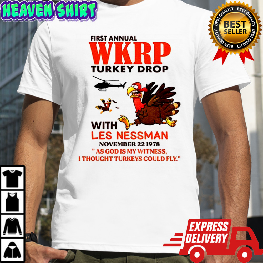 Vintage WKRP Turkey Drop first annual with less nessman