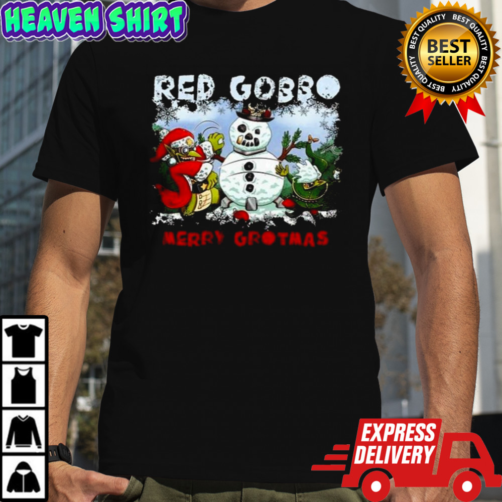 Warhammer Red Gobbo Merry Grotmas Christmas Shirt