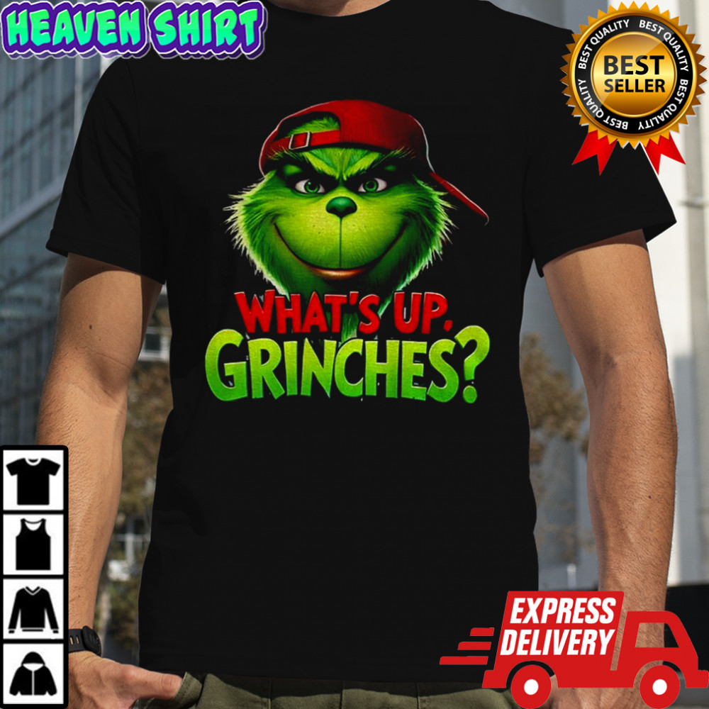 What’s Up Grinches Baseball Cap Merry Christmas shirt