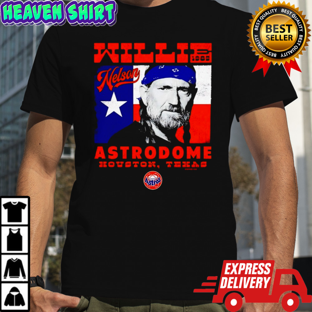 Willie Nelson x Houston Astros Astrodome vintage shirt