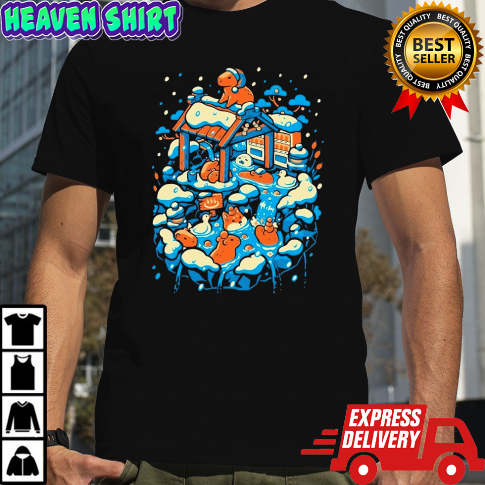 Winter Hot Spring Christmas T-shirt